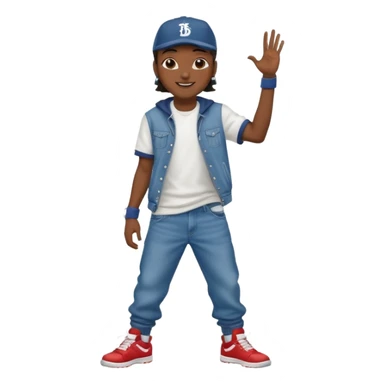 hip hop dancer sticker