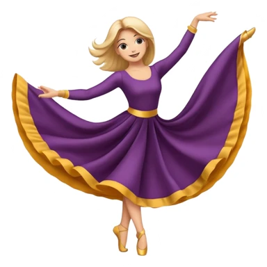 Emoji estilo ilustración de una mujer practicando danza aérea en tela, colgada en telas de seda, pose elegante, expresión feliz, estilo emoji moderno, colores suaves, fondo simple sticker