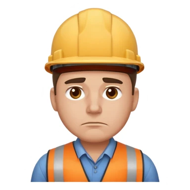 engineer looking really sad sticker