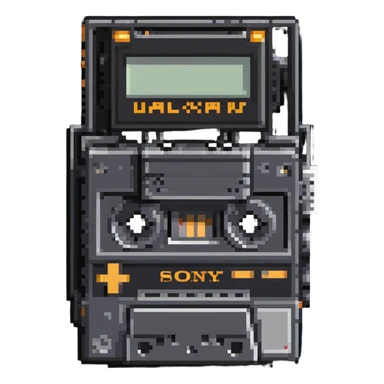 Sony Walkman cassette player from 1990s era sticker