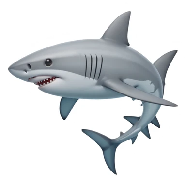 shark with bikini sticker