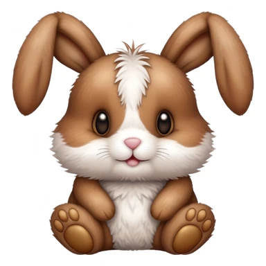 Bunny rabbit teddy  sticker