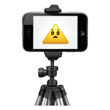 iPhone on tripod  sticker