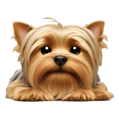 Yorkshire terrier sleeping sticker