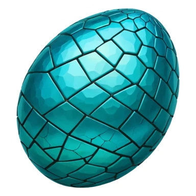 cracked blue dragon egg sticker