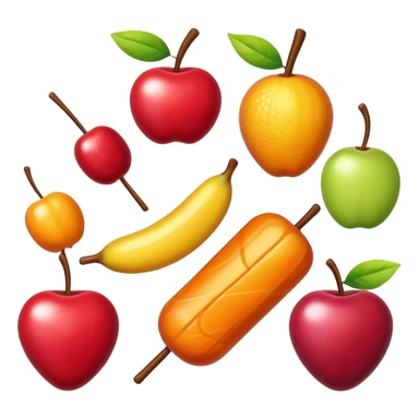 Candy-Coated Fruits sticker