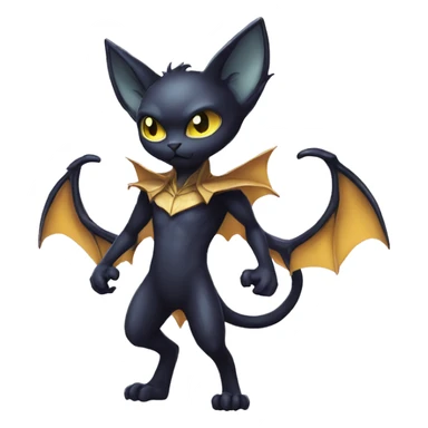 Dark-type-Psychic-type-Fakémon-Bat-Cat full body sticker