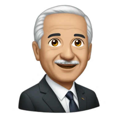 Algerian President Abdelmadjid Tebboune sticker