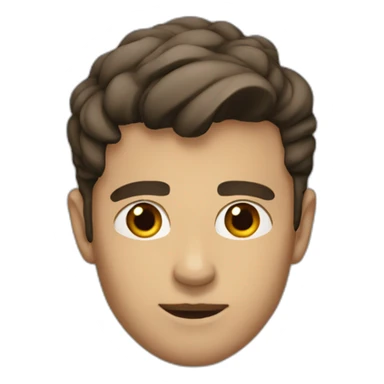 defined jawline sticker