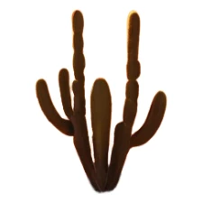 Cinematic Realistic Desert Emoji in a frame, Expansive and arid, with vast stretches of golden sand dunes and scattered cacti, the sun casting a warm, almost orange glow over the dry, cracked earth. The horizon blurs into a heat shimmer, while the occasional desert flower adds a splash of color to the barren landscape. Soft glowing outline, capturing the essence of the harsh yet stunning beauty of the desert, calm and quiet, filled with silence and mystery. sticker