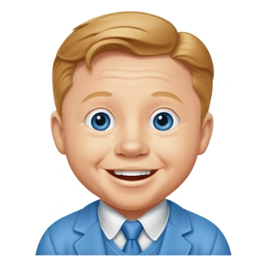 Mickey Rooney with blue eyes sticker