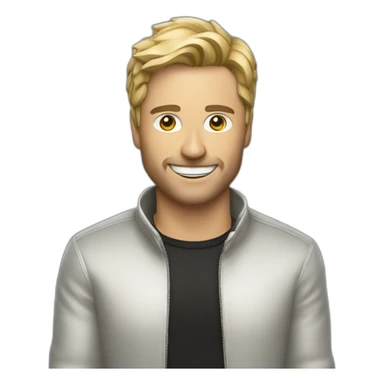 Homme dans Lamborghini laventador sticker