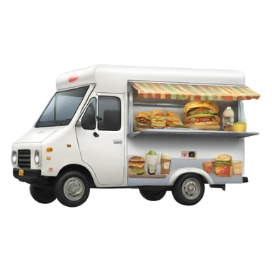 Toyota 86 1973 food truck  sticker