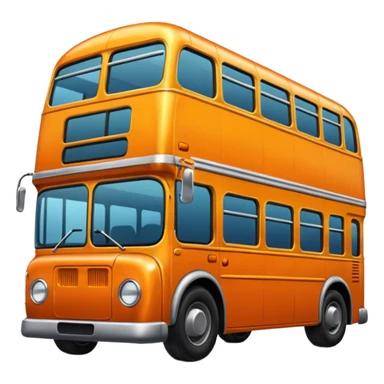 orange bus sticker