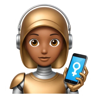 Create for me an image or emoji when an AI comes & changes the world of search engines. sticker