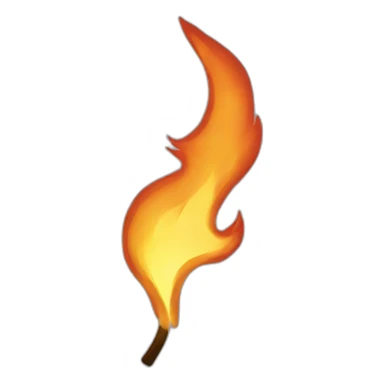 fire streak sticker