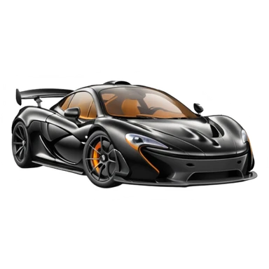 McLaren P1 with turbo sticker