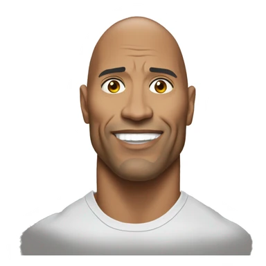 The Rock Johnson egg sticker