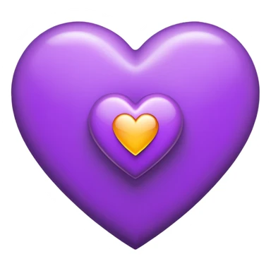 The Letter “T” inside a Purple Heart sticker