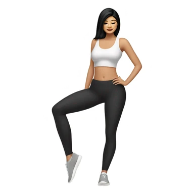 Kylie Jenner yoga pants sticker