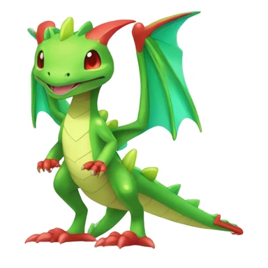 Full body cute edgy shiny colorful Flygon-Scyther-grovyle sticker