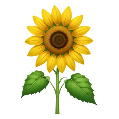 Sunflower sticker