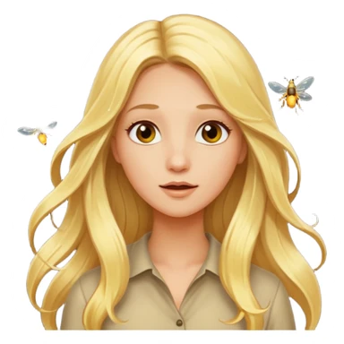 Hot blonde chasing a fire fly with “oh look a firefly” sticker