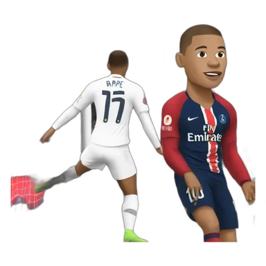 Mbappé scores a goal sticker