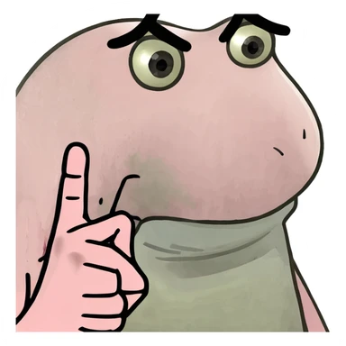 pink hand sticking up middle finger  sticker