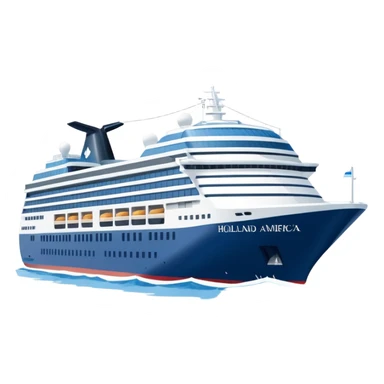 holland america cruise ship in rotterdam sticker