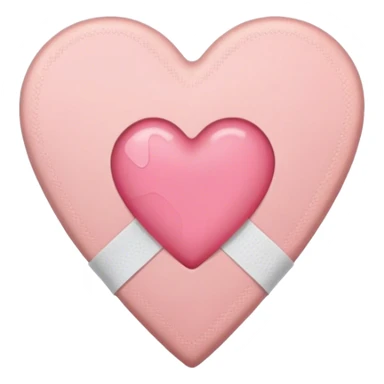 Heart bandaid sticker