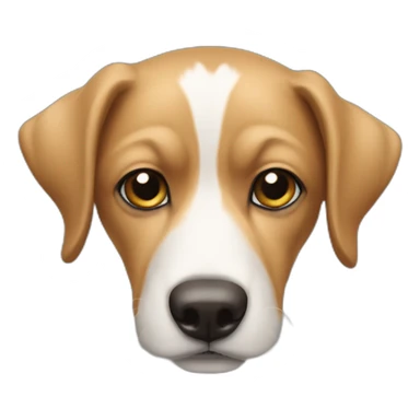 Lachender hund sticker