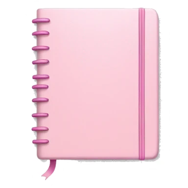 Light pink notebook sticker