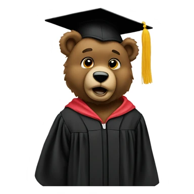 the kanye west graduation bear sticker