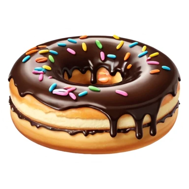 donuts chocolate topping sticker