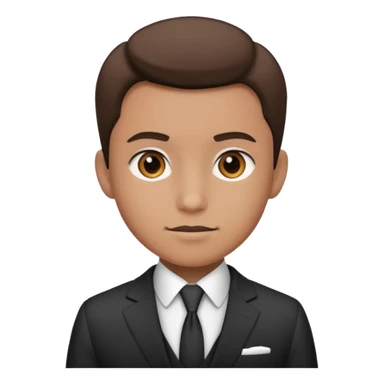 a liittle tired and frustrated entepreneur (only his face). with suit and only a little bit emotional face. young entepreneurs with various suits, but in classic colours. various hair. one person per one emoji. give me a few options. not so tired, more like normal face. not too irritated. sticker