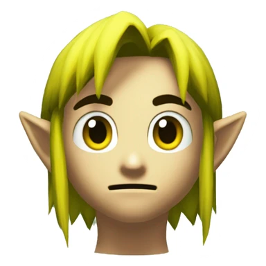 Link of the legend of zelda majoras mask sticker