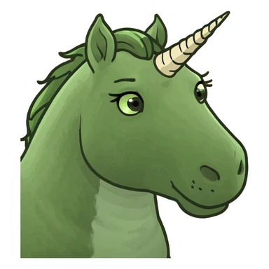 A bóxer unicorn sticker