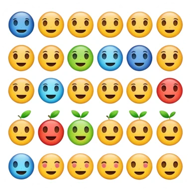 Asthetic emojis de iPhone  sticker