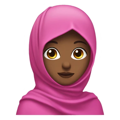 pink niqab and hijab wearing girly transgirl sticker