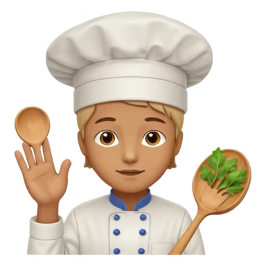 Grilling person on a stick sticker