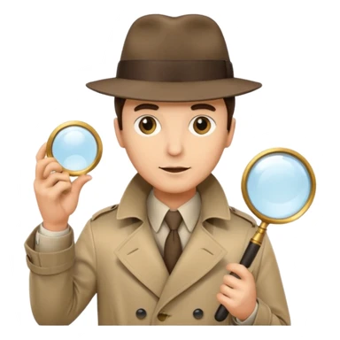 a detective sticker