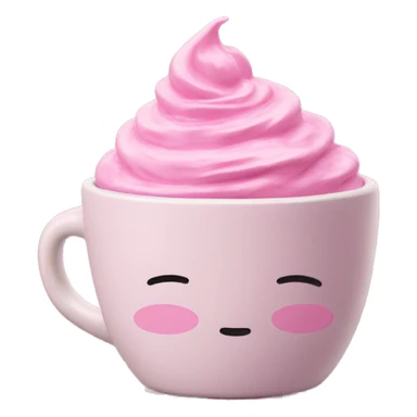 Statbuck cup pink med sløyfe  sticker