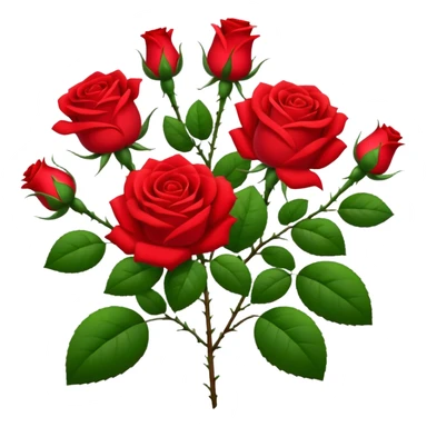 rose bush sticker