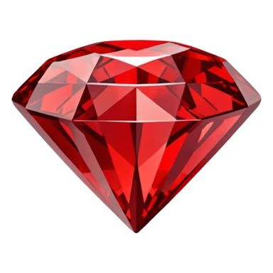 Red Diamond Crystal with "RED" written in the center sticker