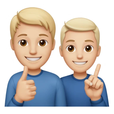 Deze: 🥰 en deze: 🖕🏻 moeten gemixt worden sticker