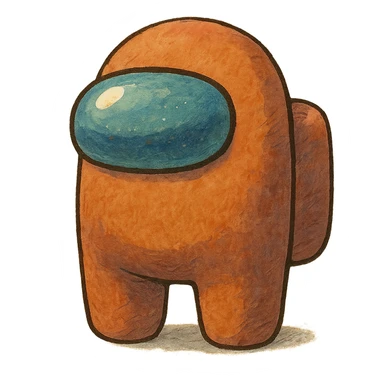 Among Us crewmate sticker