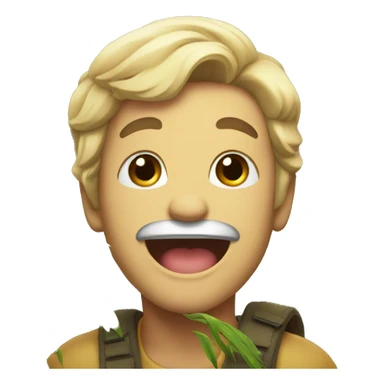 happy moments in nature sticker