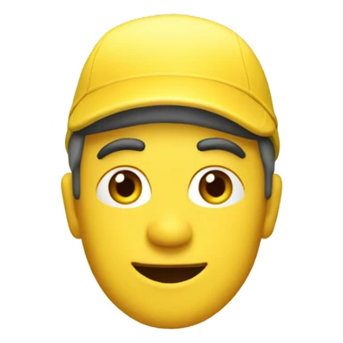 driver in yellow captain's hat
 sticker