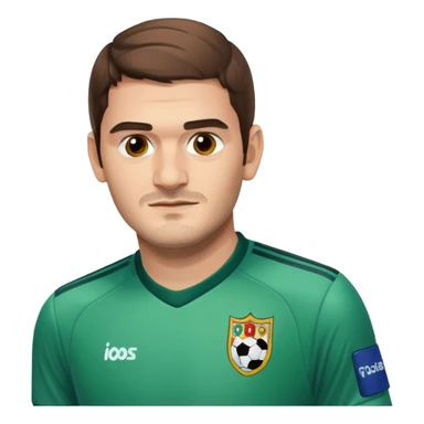 Casillas football player sticker